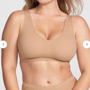 Honeylove V neck Seamless Tan Bra